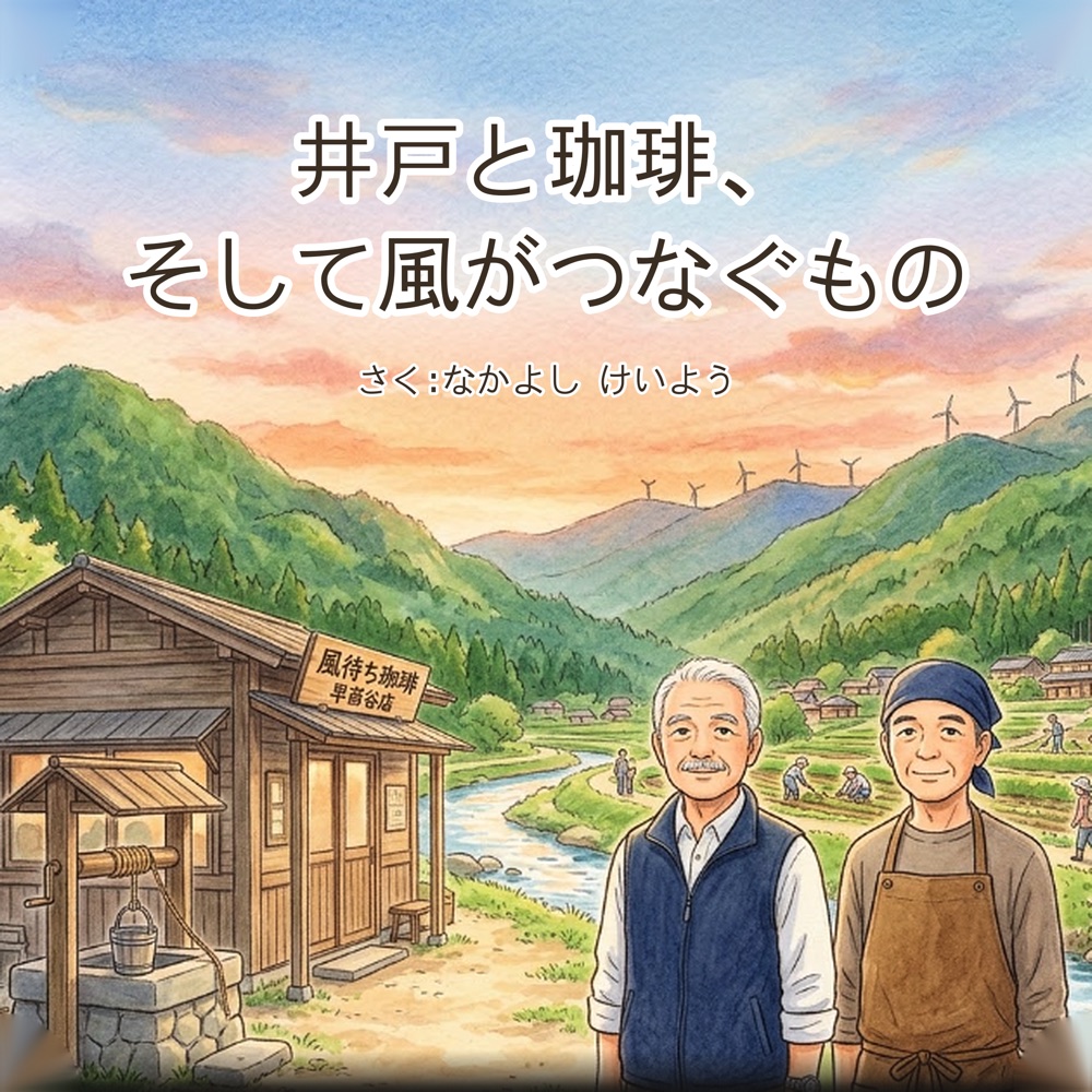 井戸と珈琲、そして風がつなぐもの 表紙